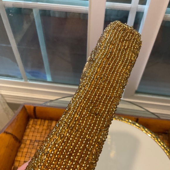 VTG Gold Beaded Purse - Picture 5 of 6